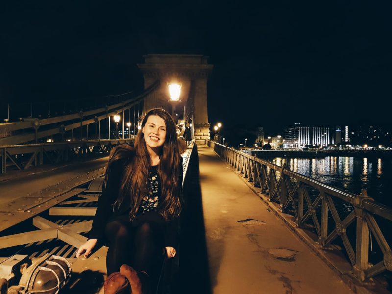 Chain Bridge at Night - A 20 something's guide to Budapest - The LDN Gal