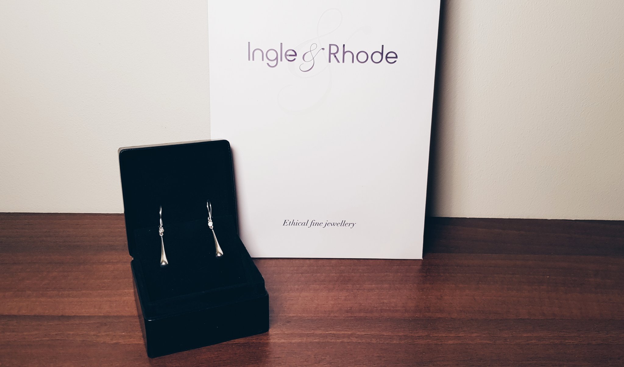 Shine bright with the Ingle & Rhode silver and engagement ring collection - Droplet Earrings