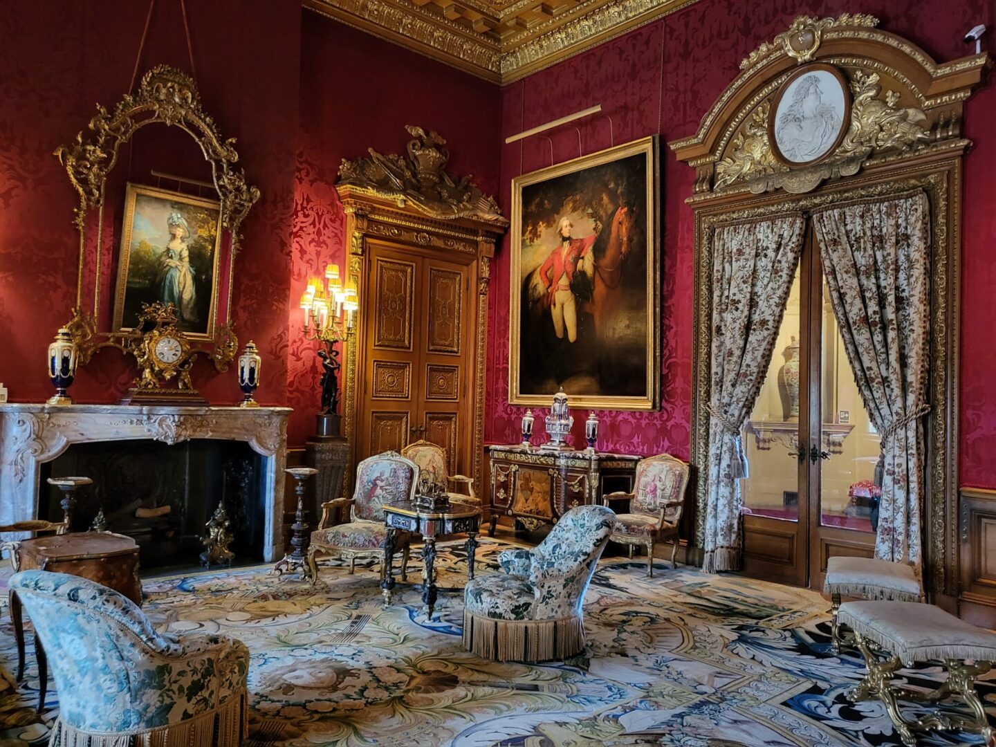 Exploring Waddesdon Manor - The Red Drawing Room